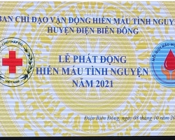 21 Ngày hội hiến máu tình nguyện huyện Điện Biên Đông năm 2021 01