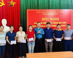 LĐLĐ huyện Điện Biên Đông trao quà cho đoàn viên 95 năm 01