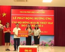 LDLD thanh pho Tin ủng hộ bão số 3 02