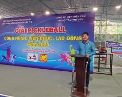 Tin: Lễ khai mạc Giải Pickleball Công nhân viên...