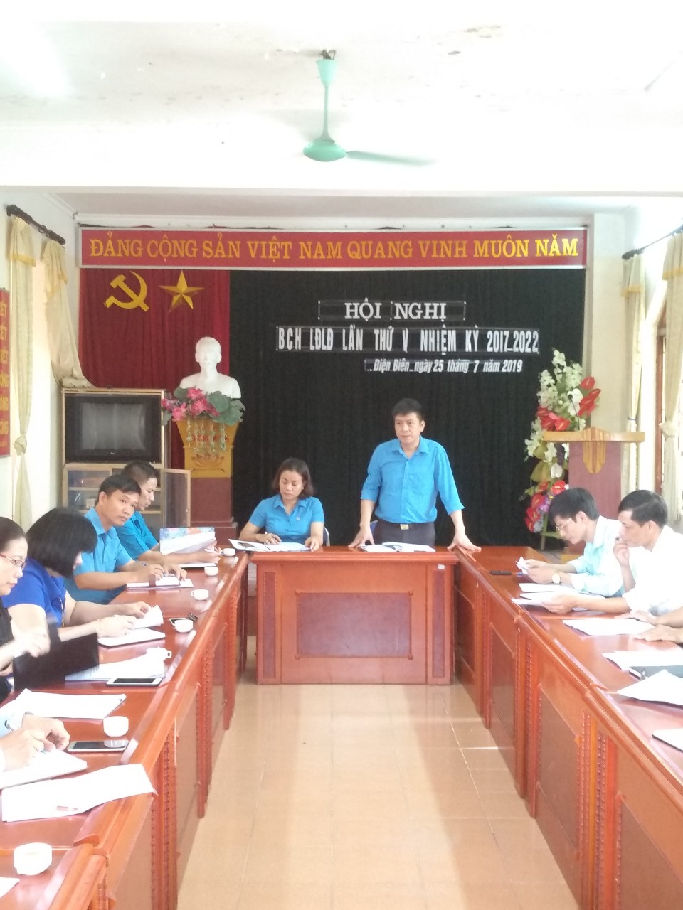 26 Hội nghị Ban chấp hành Liên đoàn Lao động huyện Điện Biên lần thứ V 01