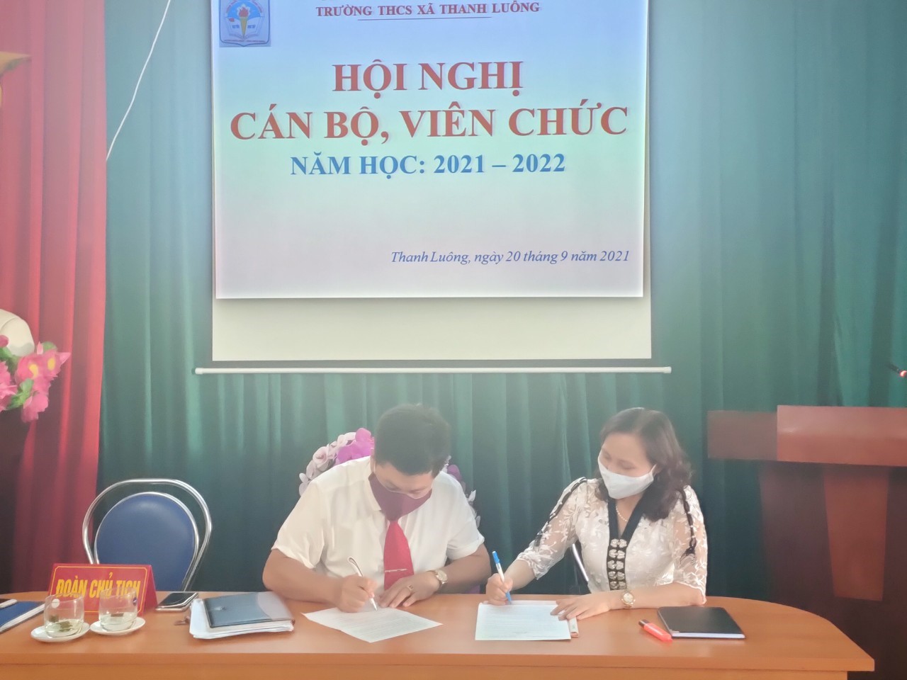 04 HN CBVC trường THCS xã Thanh Luông 03