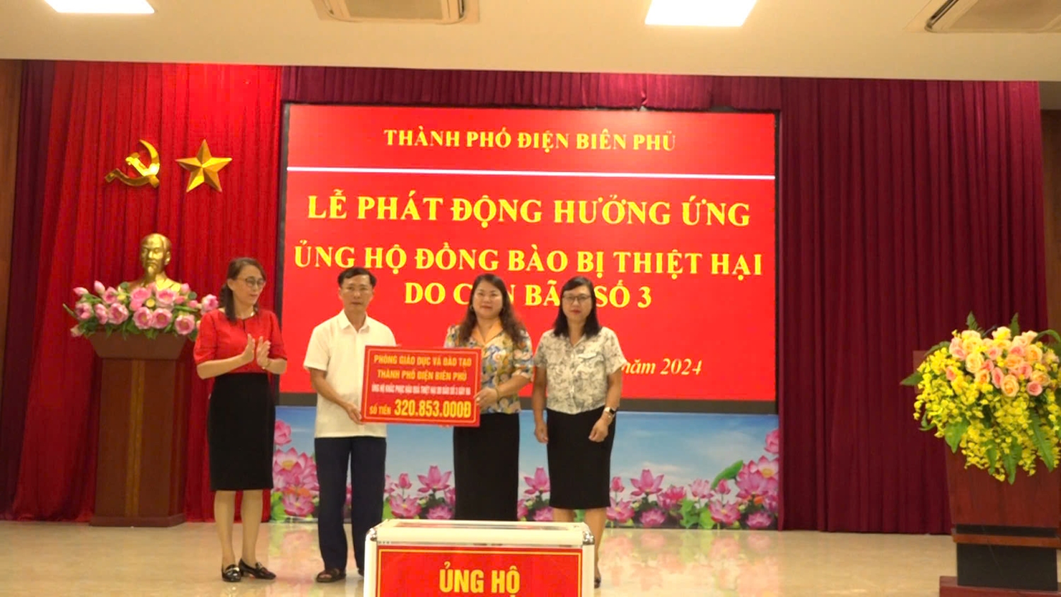 LDLD thanh pho Tin ủng hộ bão số 3 02