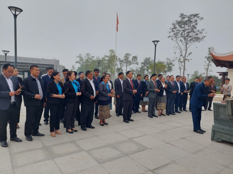 Hình ảnh: Đoàn đại biểu 5 tỉnh Bắc Lào đến thăm và làm việc tại tỉnh Điện Biên, năm 2022